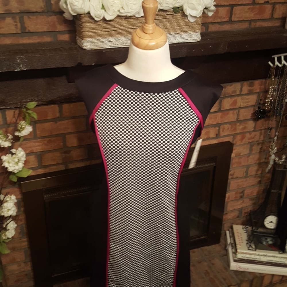 Polka dot stretch dress nwt